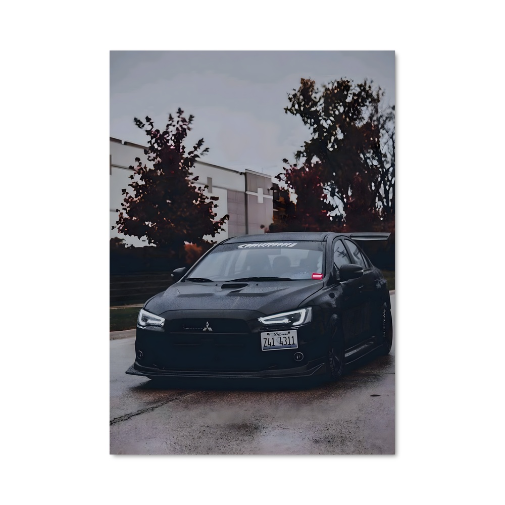Poster Lancer Noir